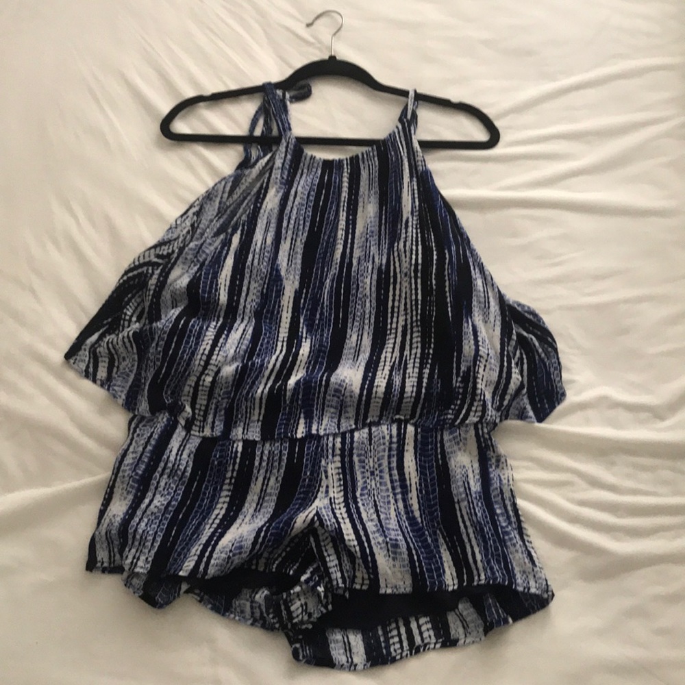 Blue romper